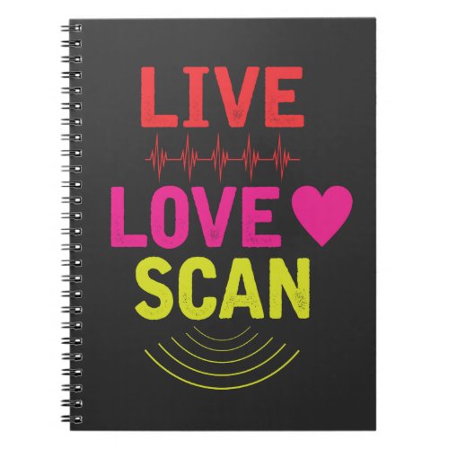 Technician healthcare Nurse Sonographer Ultrasound Notebook