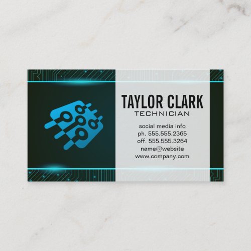 Technician  Microchip Business Card