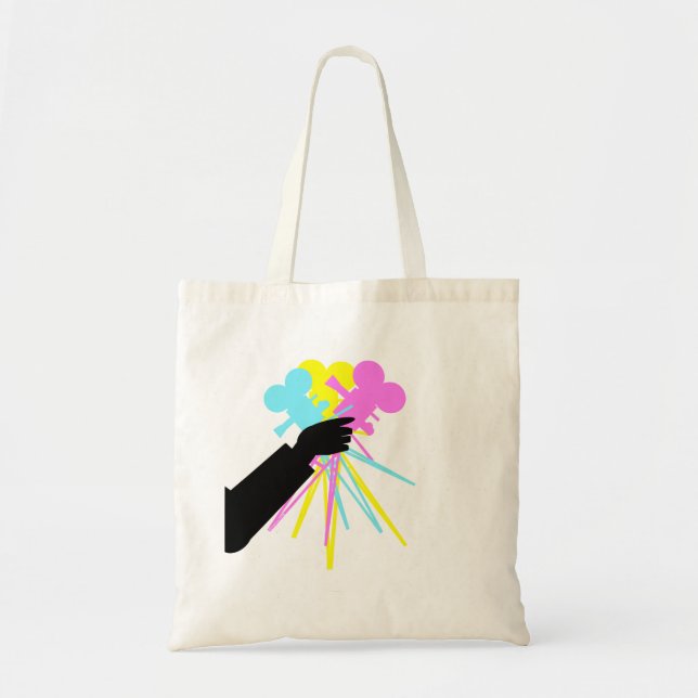Technicolor Love Bouquet Tote Bag (Front)