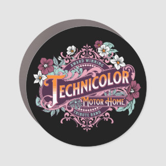 Technicolor Motor Home Car Magnet