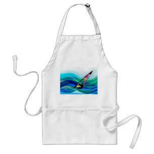 Technicolor Windsurfer Adult Apron