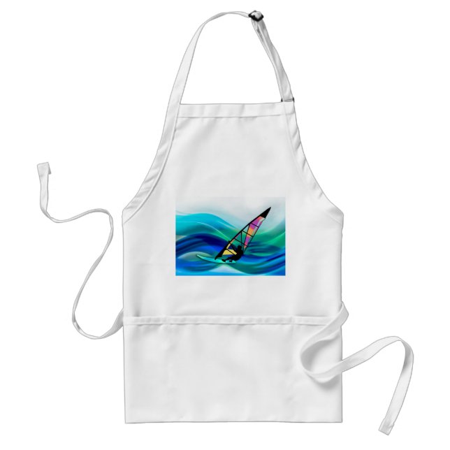 Technicolor Windsurfer Adult Apron (Front)