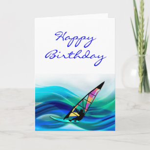Technicolor Windsurfer Card