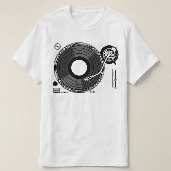 Technics Logo T Shirt DJ 1200 Turntable Music VARIOCOLORS 