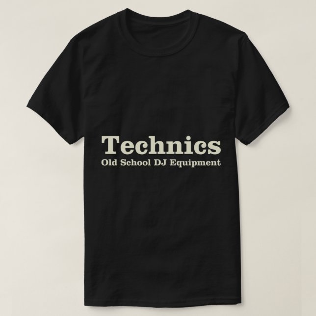 Technics Old School Essential T-Shirt (Design Front)