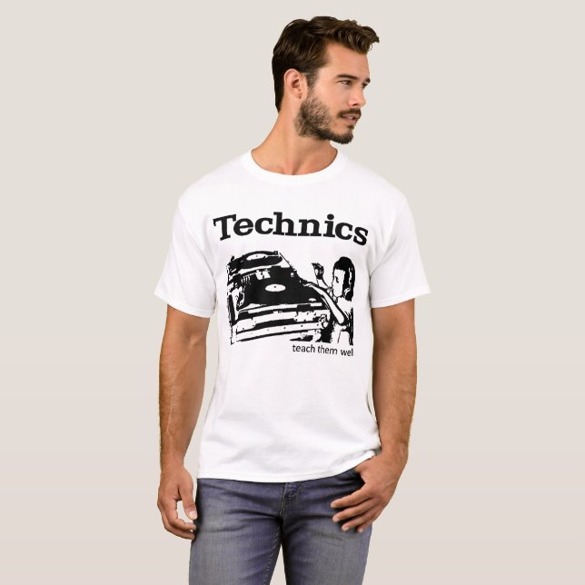 TECHNICS - TEACH THEM WELL T-Shirt (Front Full)