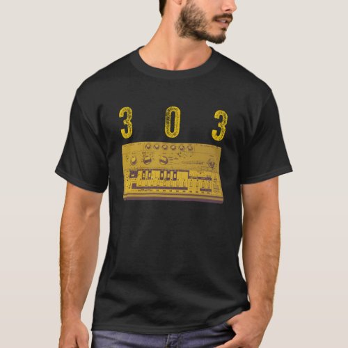 Techno 303 analog tech tshirt