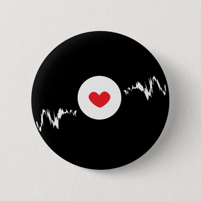 Techno Addicted Button (Front)