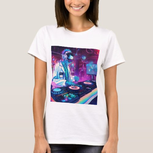 Techno Alchemist Tee Dr Spins Sonic Laboratory T_Shirt