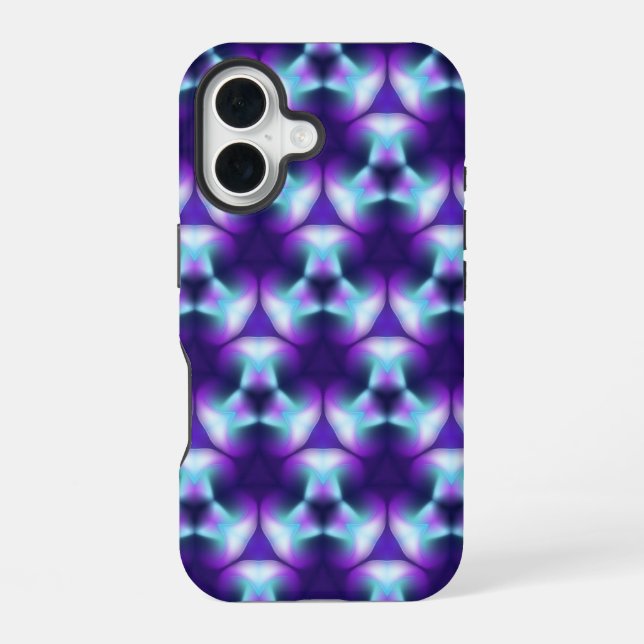 Techno Blue  Iphone Case (Back)