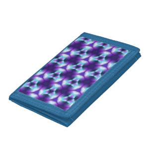 Techno Blue  Tri-fold Wallet