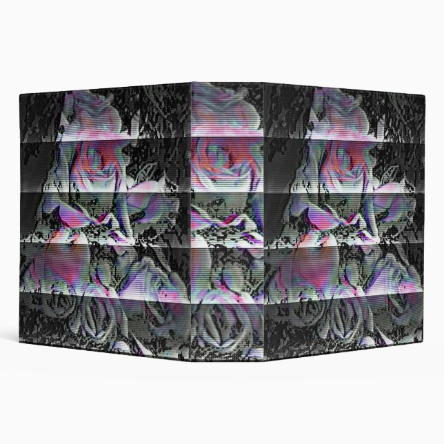 Techno Bouquet  3 Ring Binder (Background)