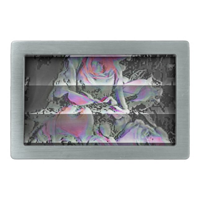 Techno Bouquet  Belt Buckle (Front)