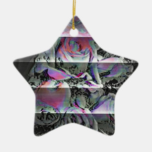 Techno Bouquet  Ceramic Ornament