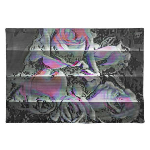 Techno Bouquet  Cloth Placemat