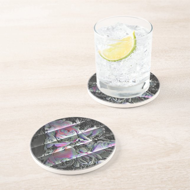 Techno Bouquet  Coaster (Side)