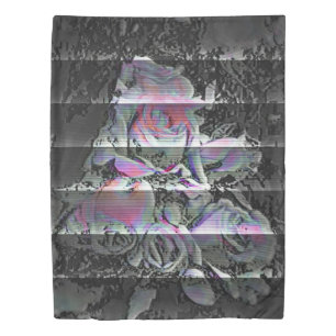 Techno Bouquet  Duvet Cover