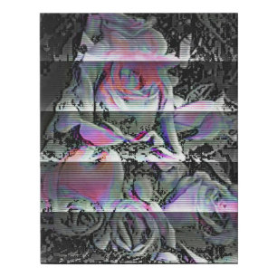 Techno Bouquet Faux Canvas Print