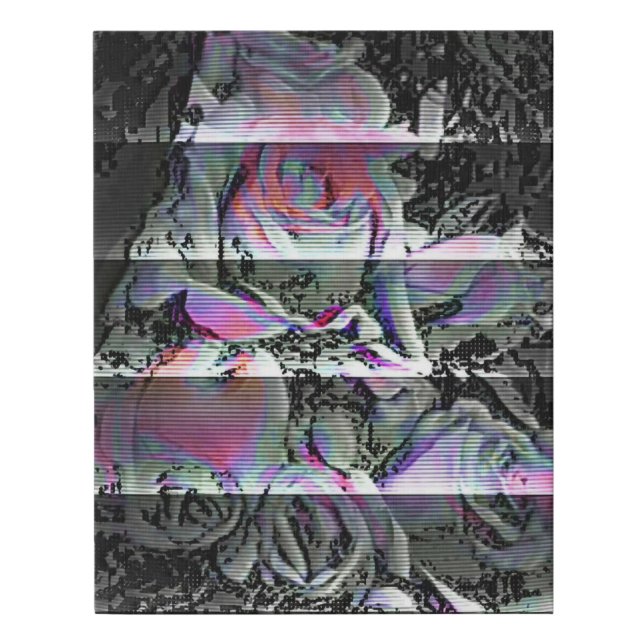 Techno Bouquet  Faux Canvas Print (Front)