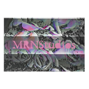Techno Bouquet  Faux Canvas Print