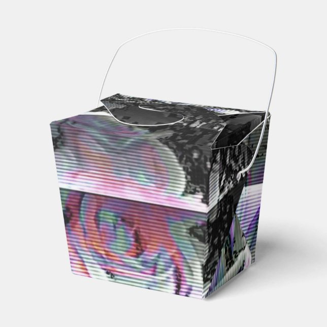 Techno Bouquet  Favor Box (Front Side)