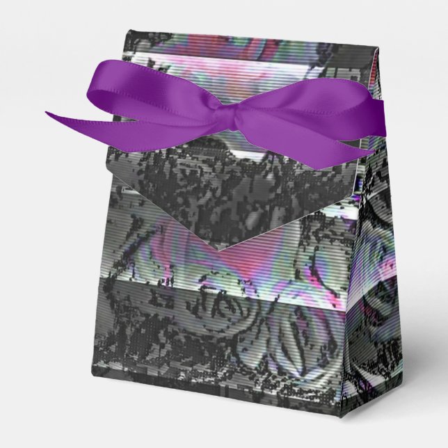 Techno Bouquet  Favor Box (Front Side)