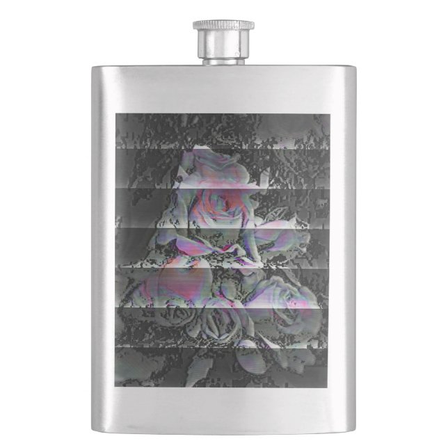 Techno Bouquet  Flask (Front)