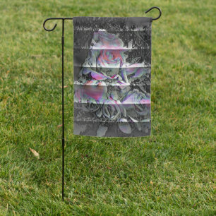 Techno Bouquet Garden Flag