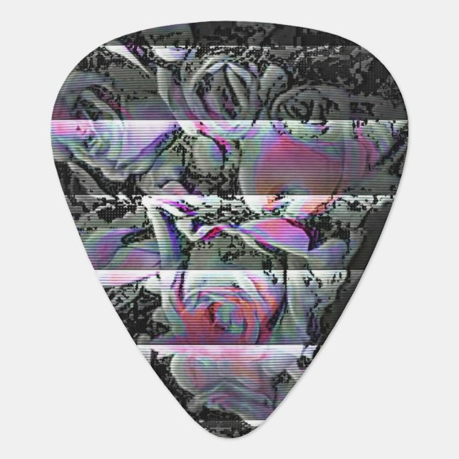 Techno Bouquet  Guitar Pick (Front)