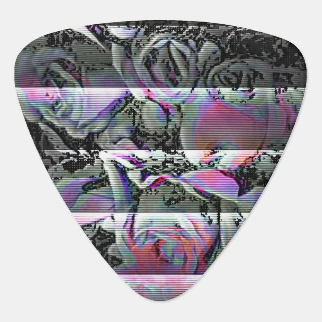 Techno Bouquet  Guitar Pick (Front)
