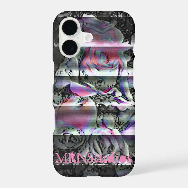 Techno Bouquet  Iphone Case (Back)