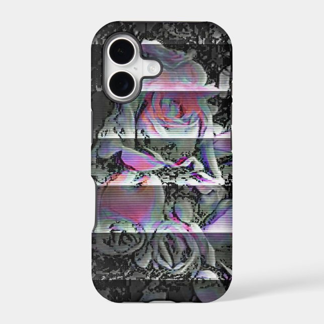 Techno Bouquet  Iphone Case (Back)