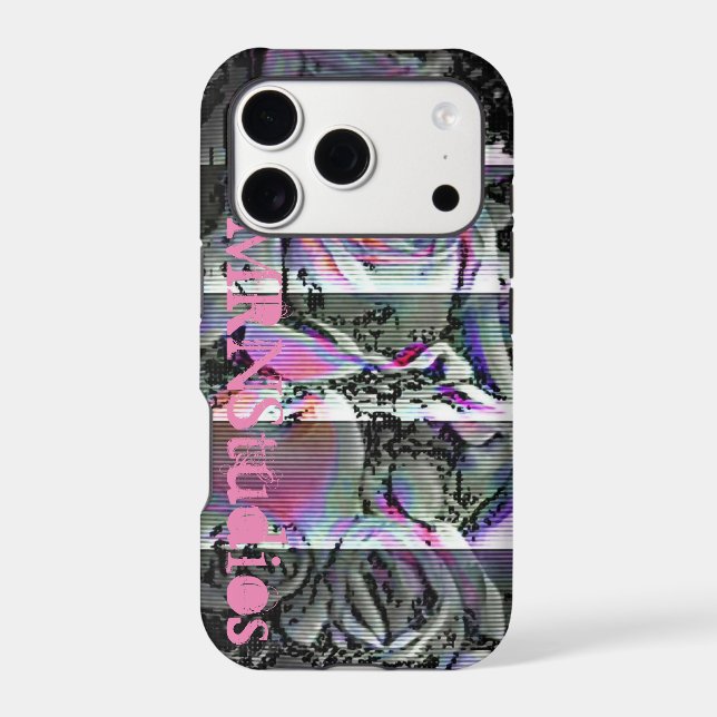 Techno Bouquet  Iphone Case (Back)