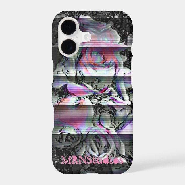 Techno Bouquet  Iphone Case (Back)