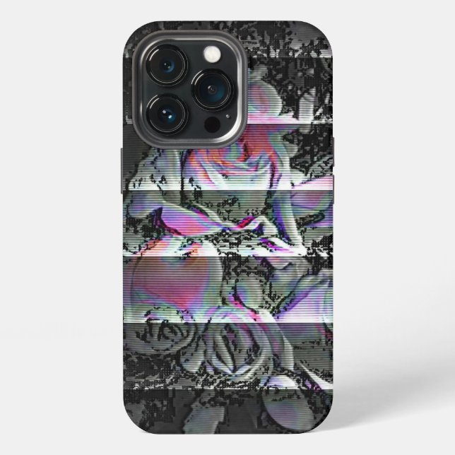 Techno Bouquet  Iphone Case (Back)