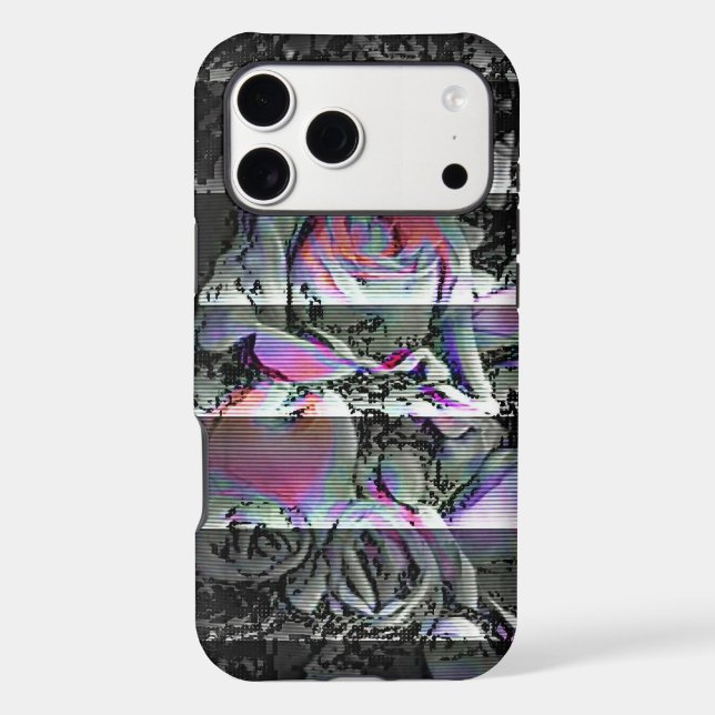 Techno Bouquet  Iphone Case (Back)