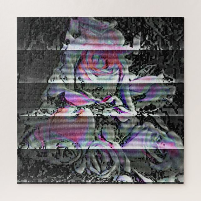 Techno Bouquet  Jigsaw Puzzle (Vertical)