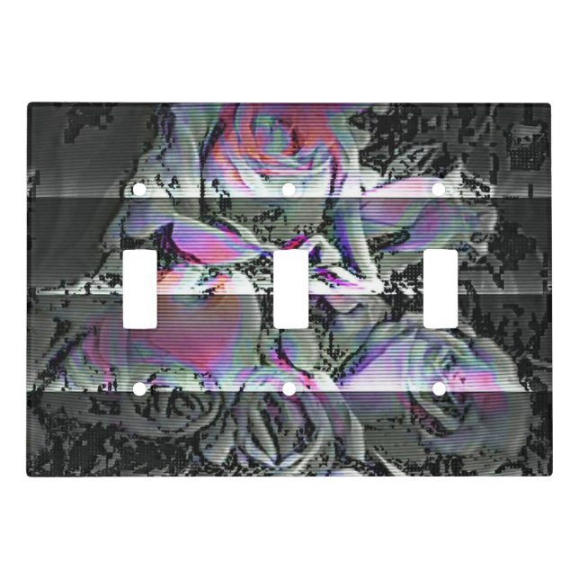 Techno Bouquet   Light Switch Cover (Front)