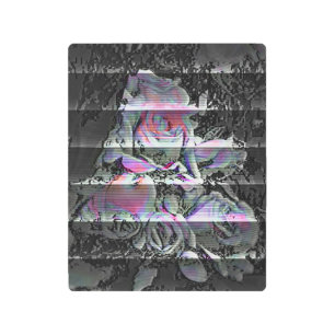 Techno Bouquet Metal Print