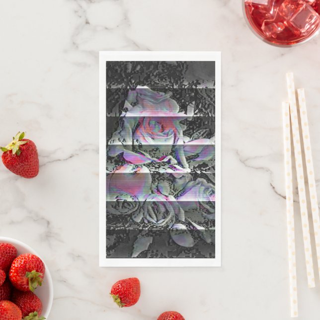 Techno Bouquet   Paper Guest Towels (Insitu)