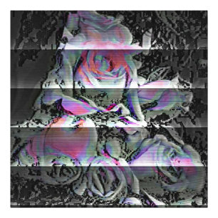 Techno Bouquet Photo Print