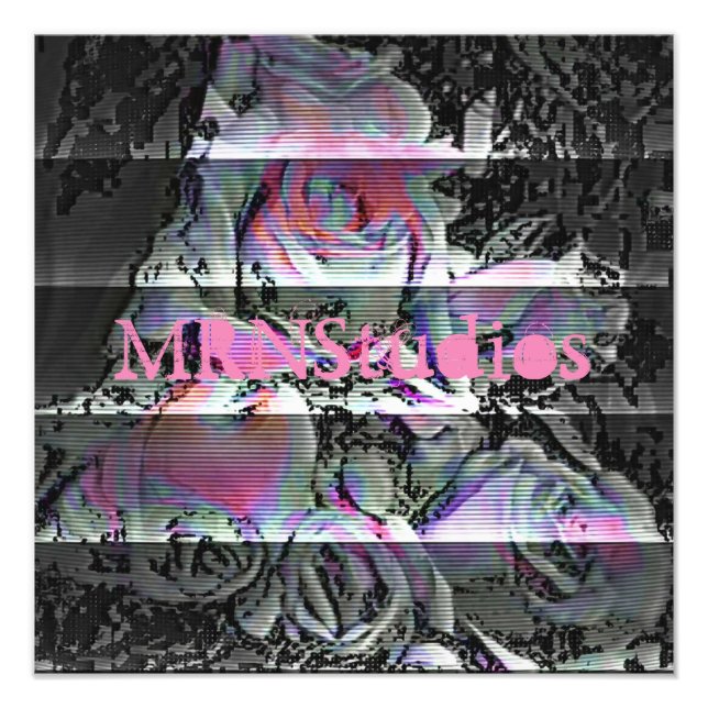 Techno Bouquet  Photo Print (Front)