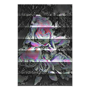 Techno Bouquet Photo Print