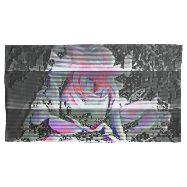 Techno Bouquet    Pillow Case (Front-Left)