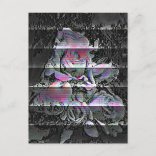 Techno Bouquet Postcard