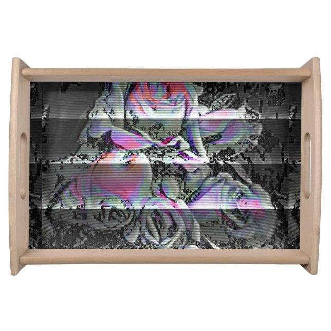 Techno Bouquet  Serving Tray (Front)