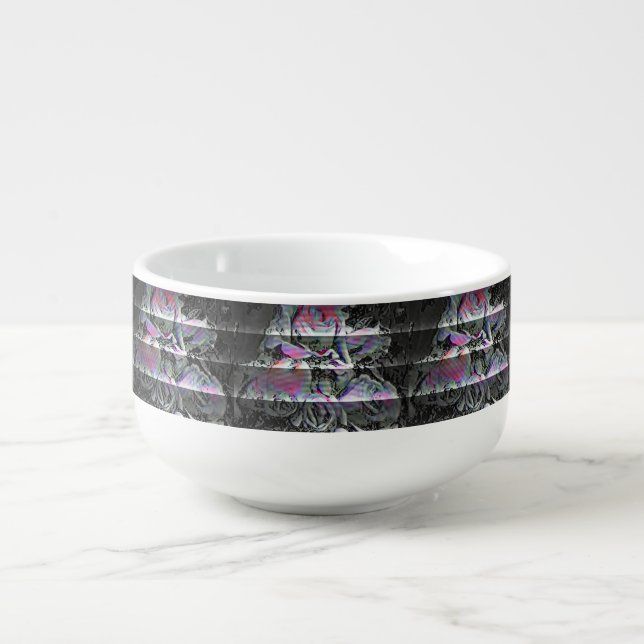 Techno Bouquet  Soup Mug (Front)