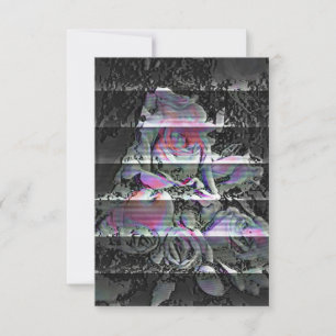 Techno Bouquet Thank You Card
