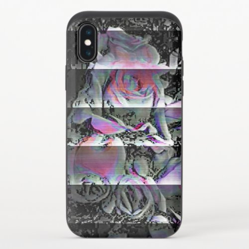 Techno Bouquet  iPhone XS Slider Case