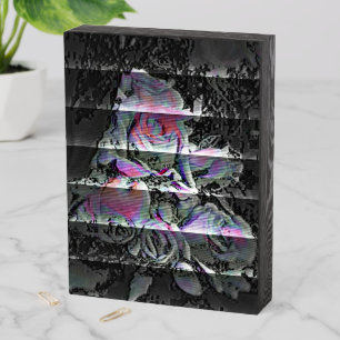 Techno Bouquet Wooden Box Sign